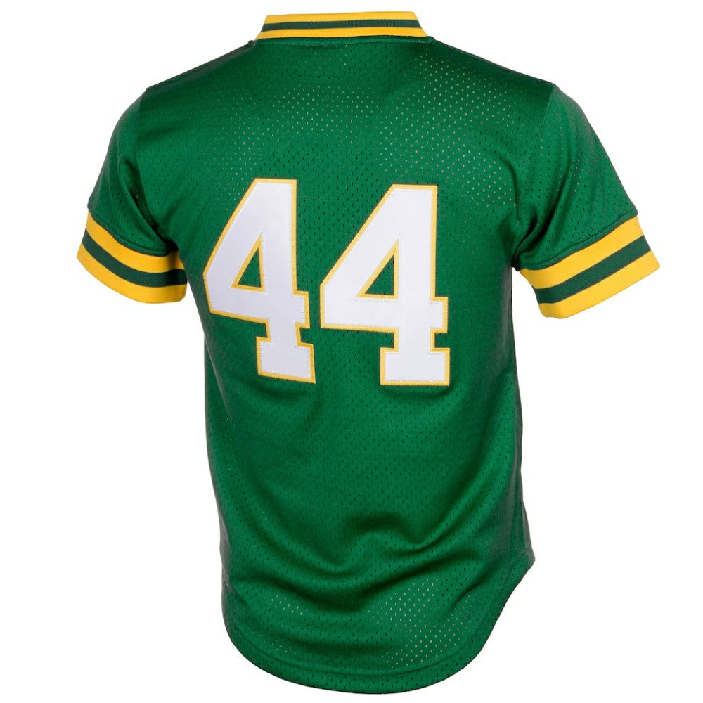 Reggie Jackson Athletics Authentic Batting Practice Jersey Green