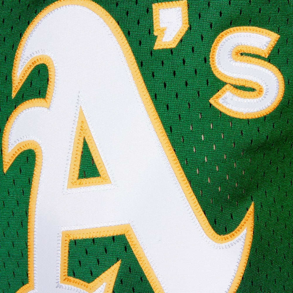 Reggie Jackson Athletics Authentic Batting Practice Jersey Green