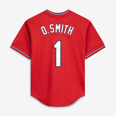 Ozzie Smith St. Louis Cardinals Authentic Batting Practice Jersey Scarlet