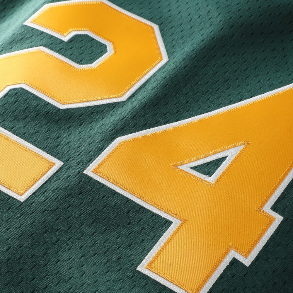 Rickey Henderson Athletics Authentic Batting Practice Jersey Green