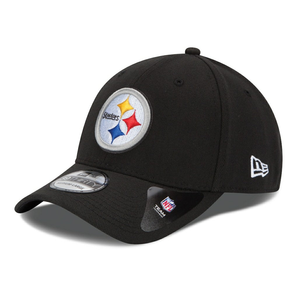 Pittsburgh Steelers New Era 39THIRTY Team Classic Flex Hat - Black outlet