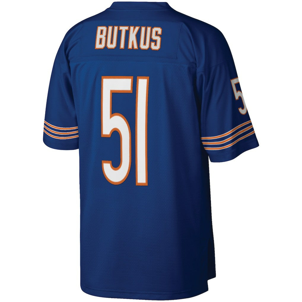 Dick Butkus Chicago Bears Retired Player Legacy Replica Jersey - Navy for sale