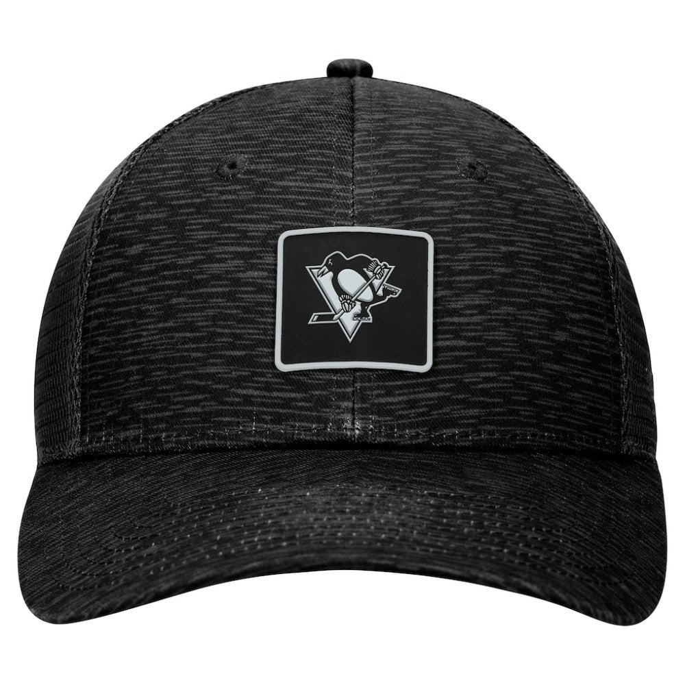 Pittsburgh Penguins Fanatics Women's Authentic Pro Road Trucker Adjustable Hat – Black Hats