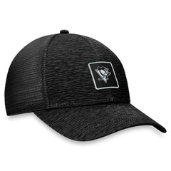 Pittsburgh Penguins Fanatics Women's Authentic Pro Road Trucker Adjustable Hat – Black Hats