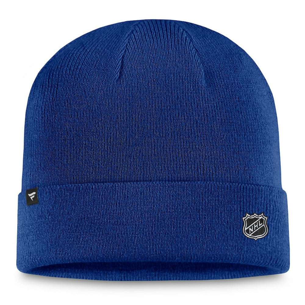 Toronto Maple Leafs Fanatics Authentic Pro Cuffed Knit Hat – Blue Hats