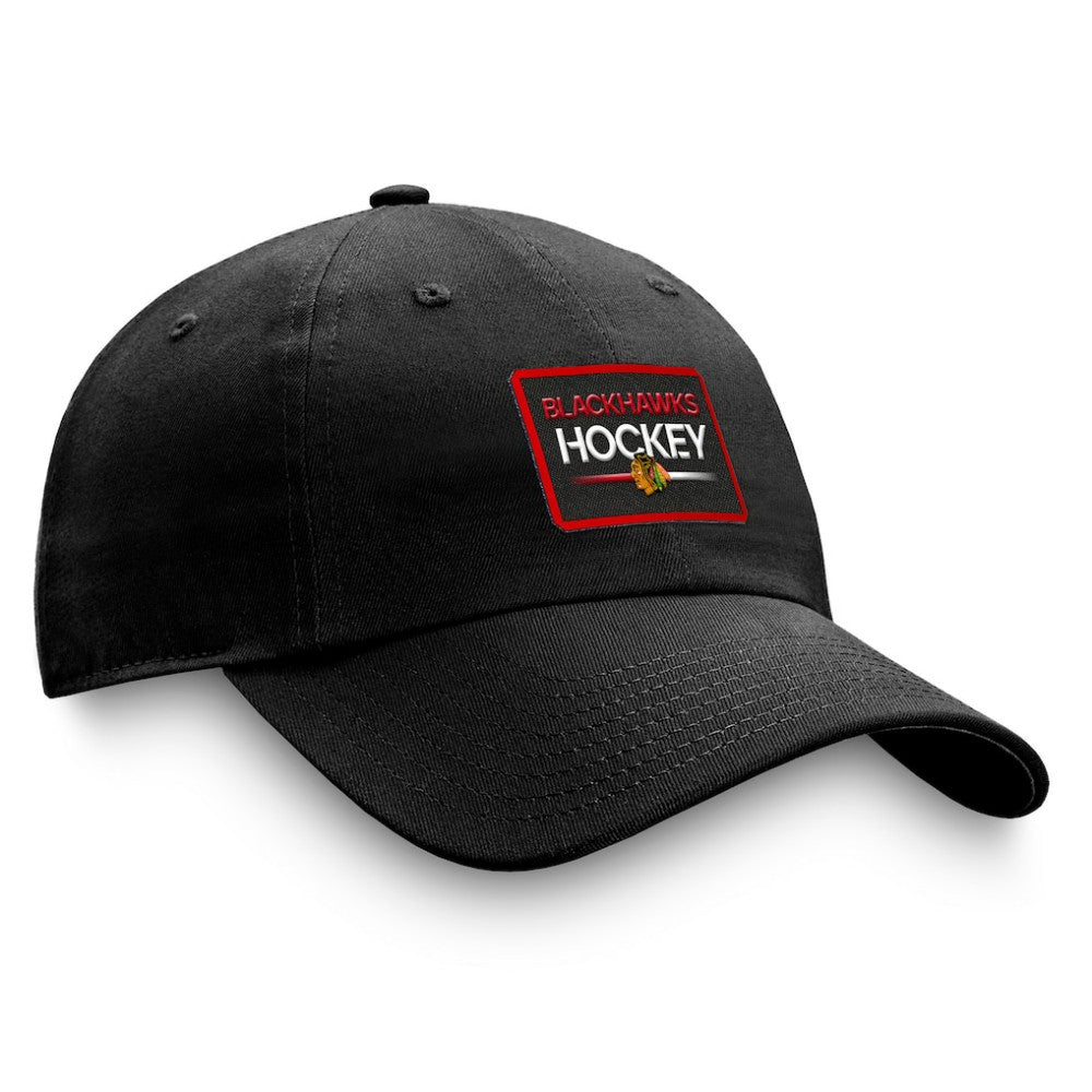 Chicago Blackhawks Fanatics Authentic Pro Prime Adjustable Hat – Black Hats