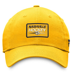 Nashville Predators Fanatics Authentic Pro Prime Adjustable Hat – Gold Hats