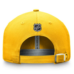 Nashville Predators Fanatics Authentic Pro Prime Adjustable Hat – Gold Hats