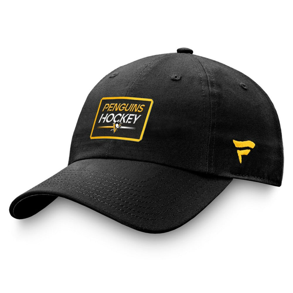 Pittsburgh Penguins Fanatics Authentic Pro Prime Adjustable Hat – Black Hats