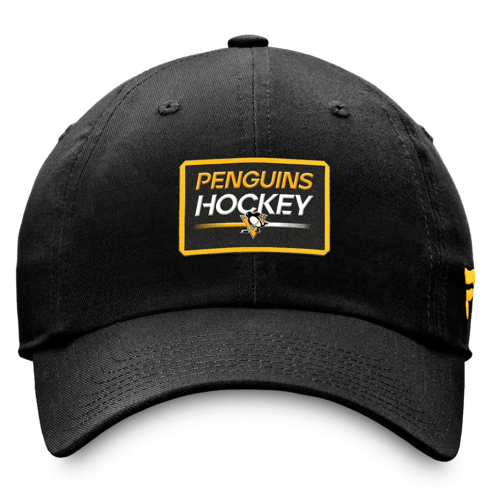 Pittsburgh Penguins Fanatics Authentic Pro Prime Adjustable Hat – Black Hats