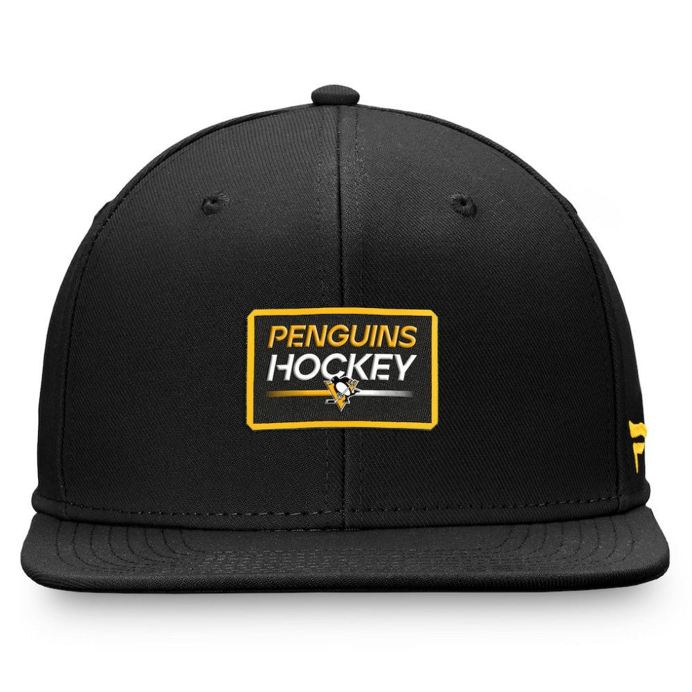 Pittsburgh Penguins Fanatics Authentic Pro Prime Snapback Hat – Black Hats