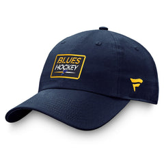 St. Louis Blues Fanatics Authentic Pro Prime Adjustable Hat – Navy Hats