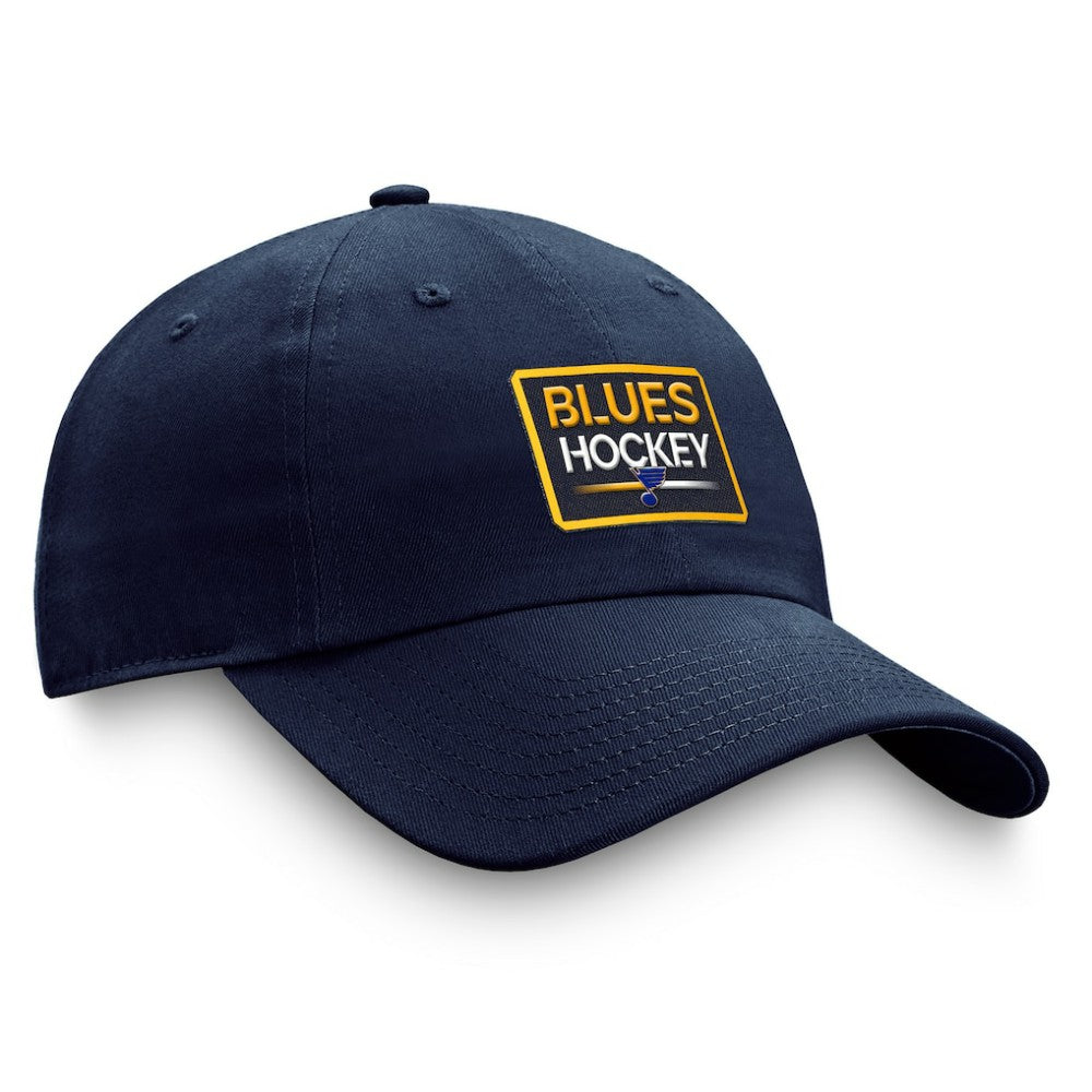St. Louis Blues Fanatics Authentic Pro Prime Adjustable Hat – Navy Hats