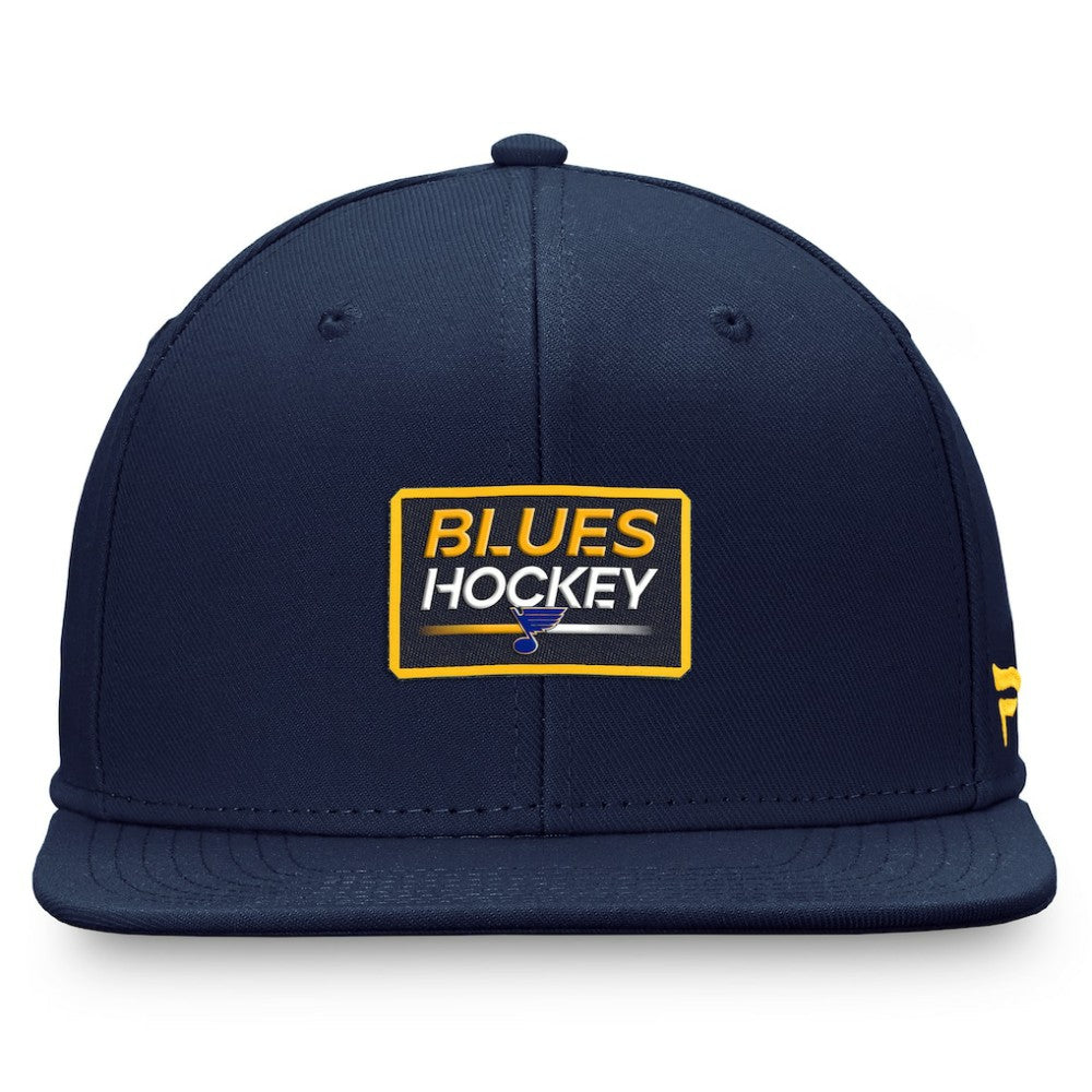 St. Louis Blues Fanatics Authentic Pro Prime Snapback Hat – Navy Hats