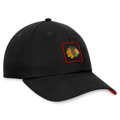 Chicago Blackhawks Fanatics Authentic Pro Rink Adjustable Hat - Black Hats