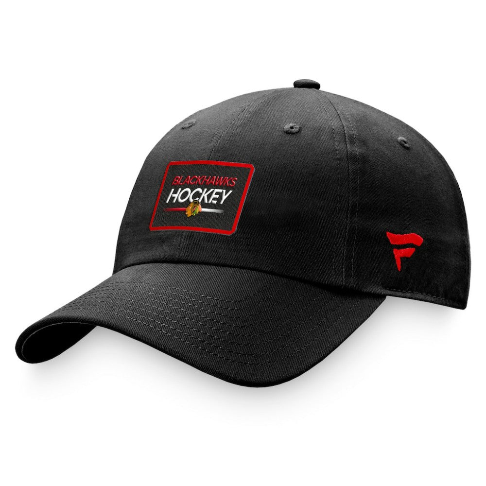 Chicago Blackhawks Fanatics Women's Authentic Pro Rink Adjustable Hat - Black Hats