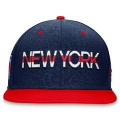 New York Rangers Fanatics Authentic Pro Rink Two-Tone Snapback Hat – Navy/ Red Hats