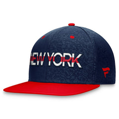New York Rangers Fanatics Authentic Pro Rink Two-Tone Snapback Hat – Navy/ Red Hats