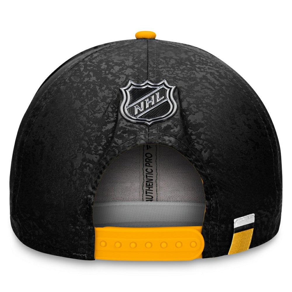 Pittsburgh Penguins Fanatics Authentic Pro Rink Two-Tone Snapback Hat – Black/Gold Hats