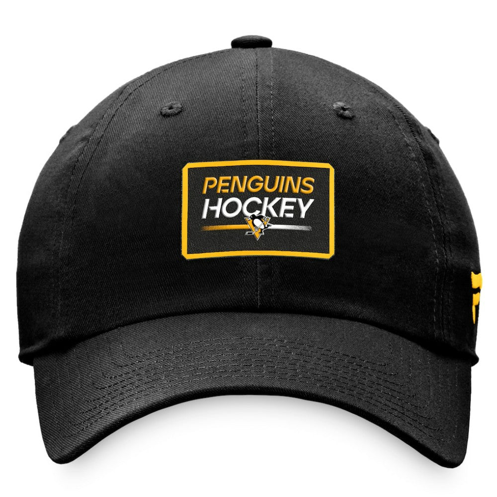 Pittsburgh Penguins Fanatics Women's Authentic Pro Rink Adjustable Hat - Black Hats