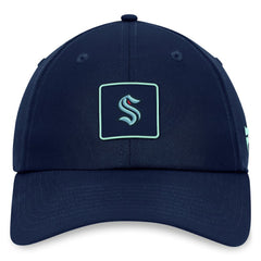 Seattle Kraken Fanatics Authentic Pro Rink Adjustable Hat - Deep Sea Blue Hats