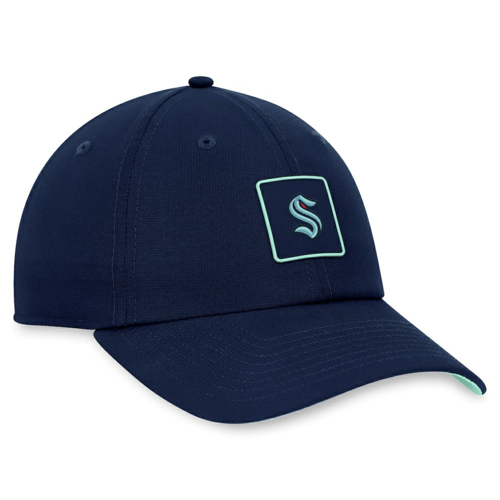 Seattle Kraken Fanatics Authentic Pro Rink Adjustable Hat - Deep Sea Blue Hats