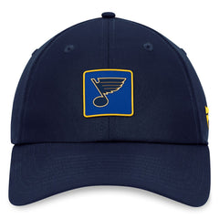 St. Louis Blues Fanatics Authentic Pro Rink Adjustable Hat - Navy Hats