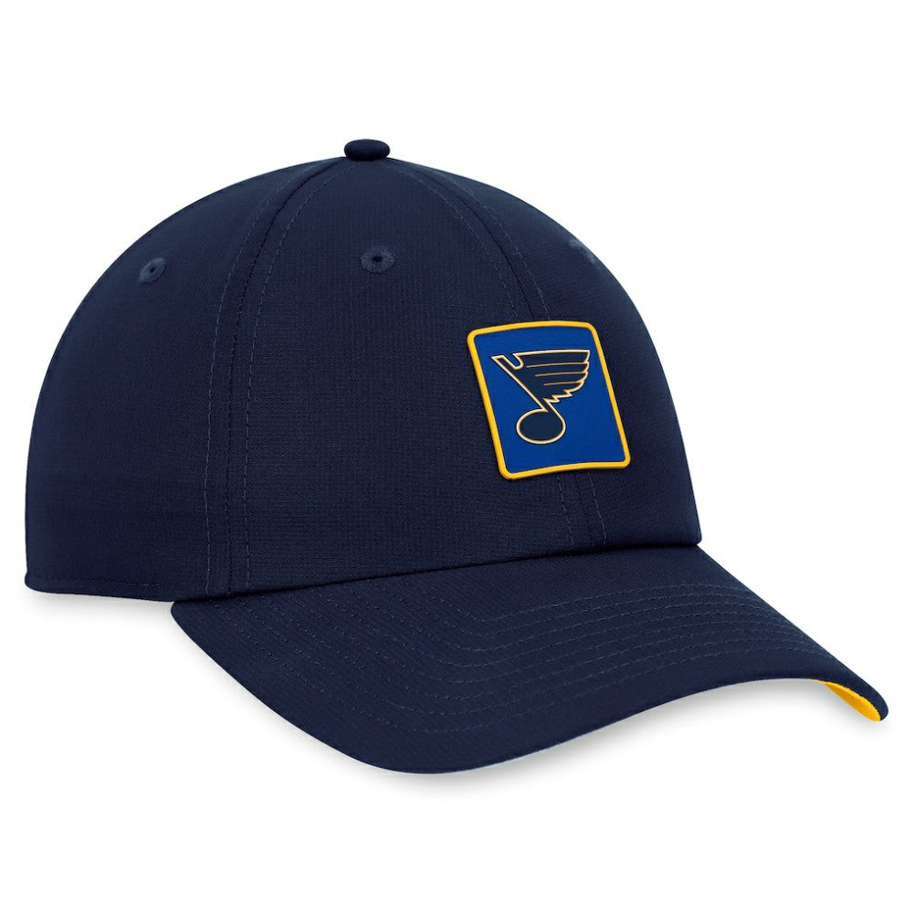 St. Louis Blues Fanatics Authentic Pro Rink Adjustable Hat - Navy Hats