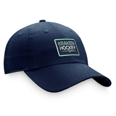 Seattle Kraken Fanatics Women's Authentic Pro Rink Adjustable Hat - Deep Sea Blue Hats