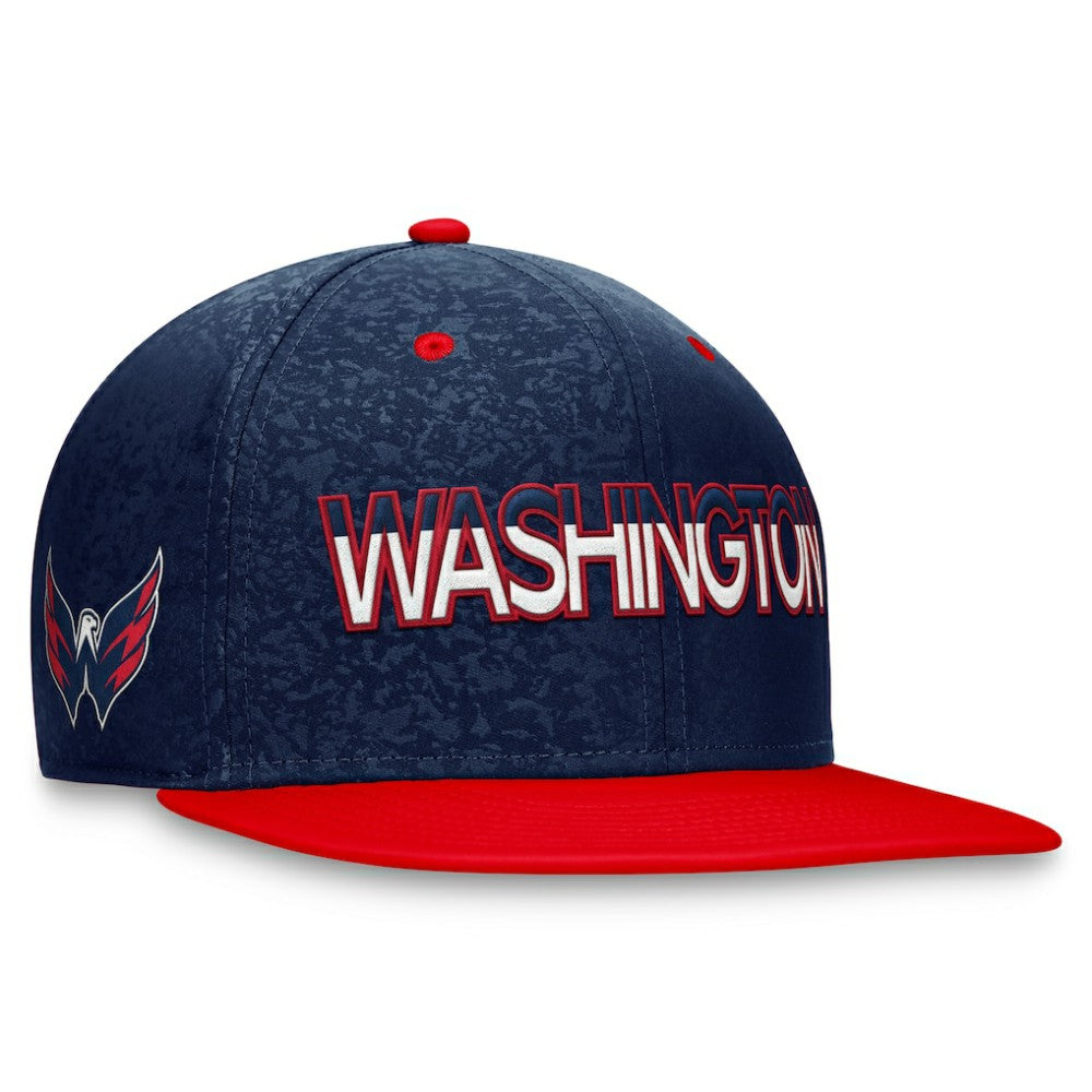 Washington Capitals Fanatics Authentic Pro Rink Two-Tone Snapback Hat – Navy/ Red Hats