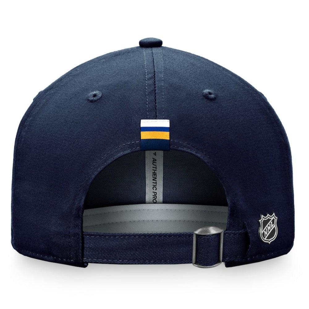 St. Louis Blues Fanatics Women's Authentic Pro Rink Adjustable Hat - Navy Hats