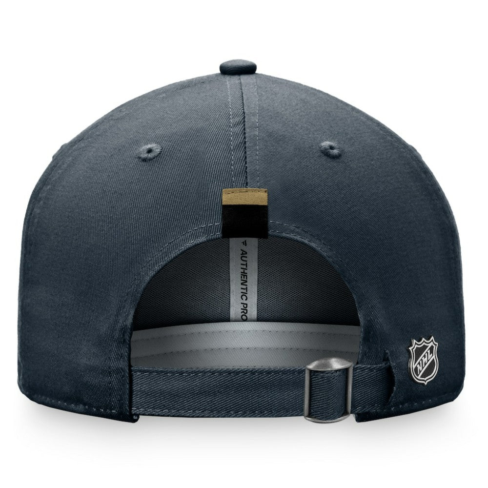 Vegas Golden Knights Fanatics Women's Authentic Pro Rink Adjustable Hat - Charcoal Hats