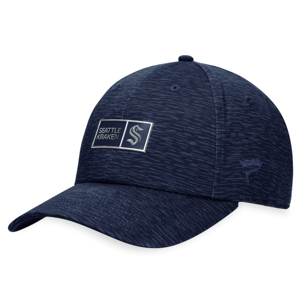 Seattle Kraken Fanatics Authentic Pro Road Adjustable Hat - Deep Sea Blue Hats