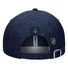 Seattle Kraken Fanatics Authentic Pro Road Adjustable Hat - Deep Sea Blue Hats