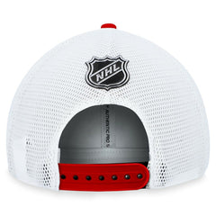 Chicago Blackhawks Fanatics Authentic Pro Rink Trucker Adjustable Hat - Black Hats