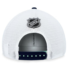 Seattle Kraken Fanatics Authentic Pro Rink Trucker Adjustable Hat - Light Blue Hats