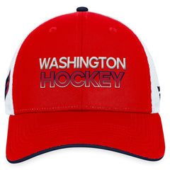 Washington Capitals Fanatics Authentic Pro Rink Trucker Adjustable Hat - Red Hats