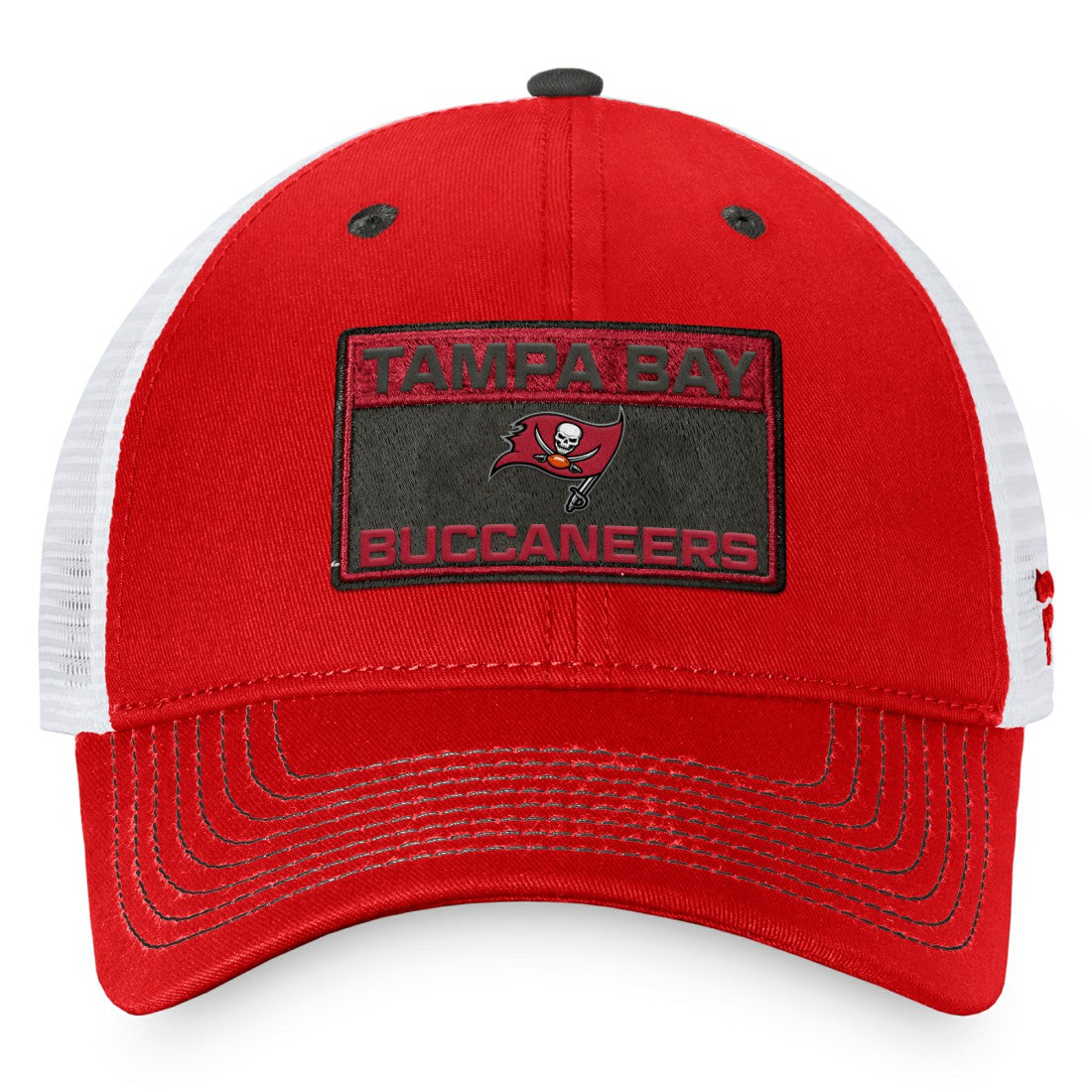 Tampa Bay Buccaneers Fundamentals Trucker Adjustable Hat - Red/White for sale