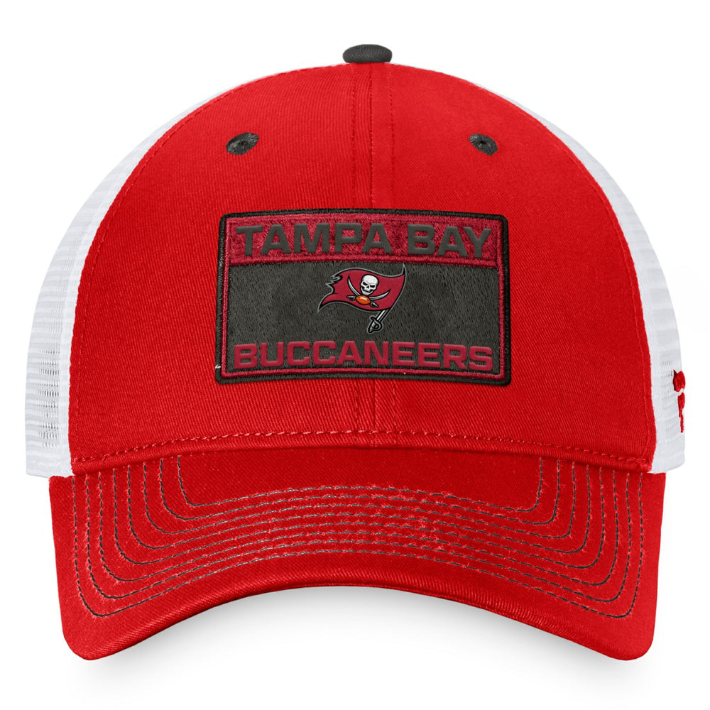 Tampa Bay Buccaneers Fundamentals Trucker Adjustable Hat - Red/White for sale