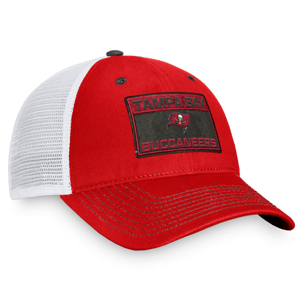 Tampa Bay Buccaneers Fundamentals Trucker Adjustable Hat - Red/White for sale