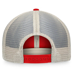 Tampa Bay Buccaneers Heritage Patch Trucker Adjustable Hat - Red/Natural discount