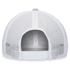 San Francisco Giants Logo Trucker Adjustable Hat Heather Gray/White