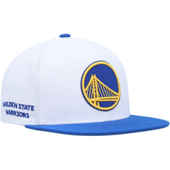 Golden State Warriors Side Core 2.0 Snapback Hat sale - White/Royal cheap