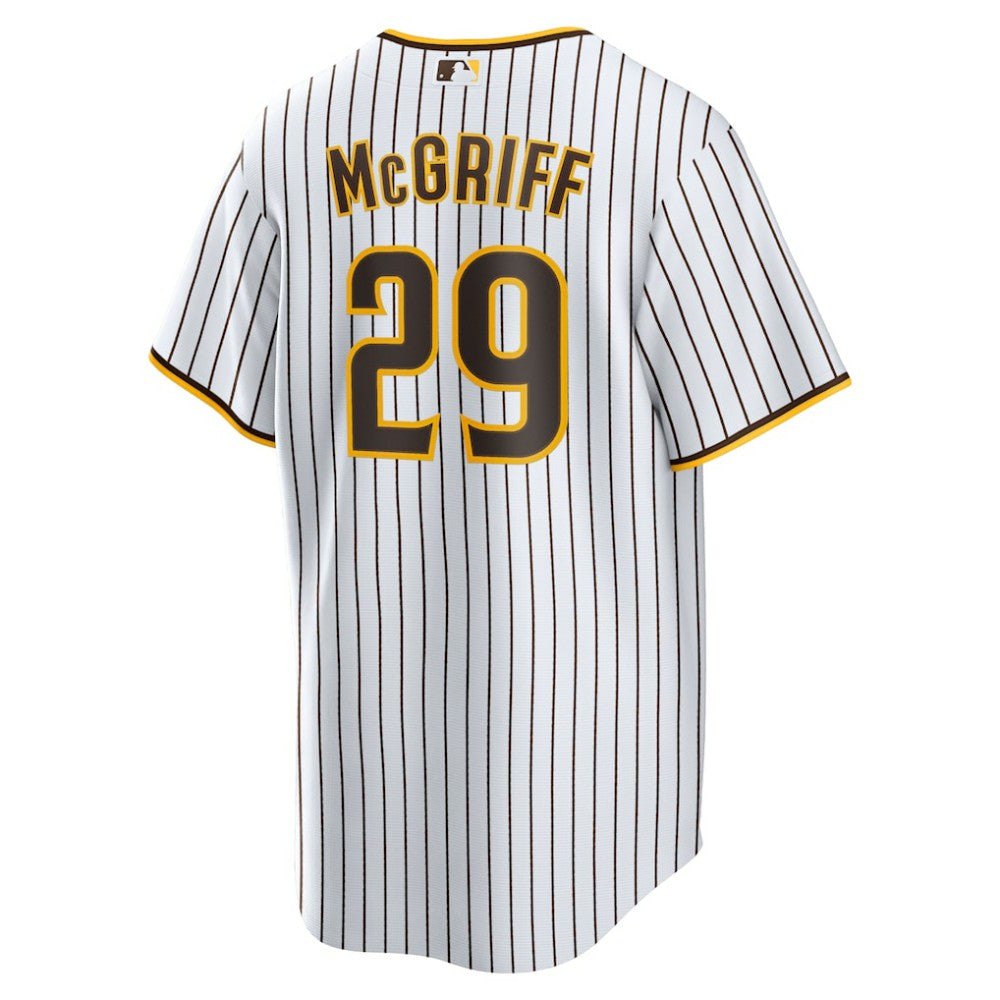 Fred McGriff San Diego Padres Home Retired Player Replica Jersey White