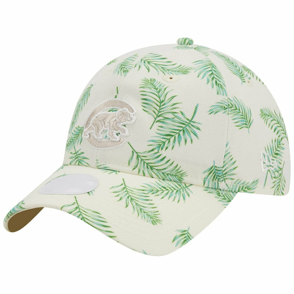 Chicago Cubs Women's Palms 9TWENTY Adjustable Hat White