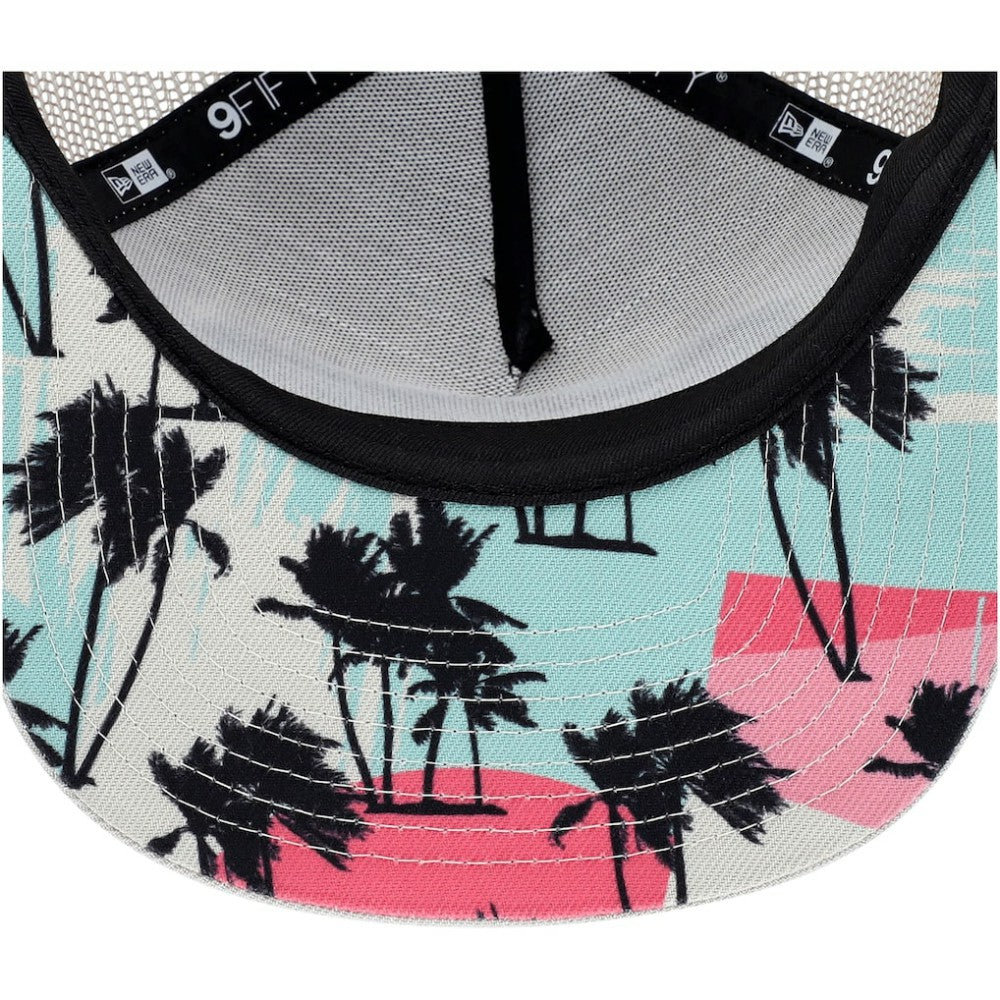 Chicago White Sox Retro Beachin' Patch A-Frame Trucker 9FIFTY Snapback Hat Natural