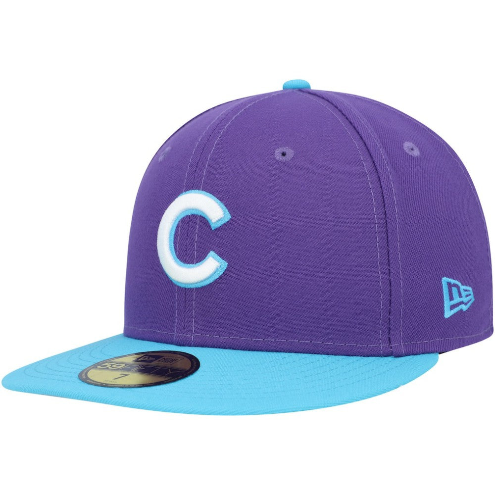 Chicago Cubs Vice 59FIFTY Fitted Hat Purple