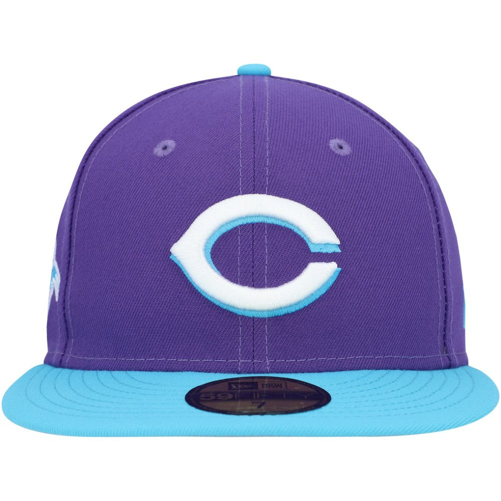 Cincinnati Reds Vice 59FIFTY Fitted Hat Purple