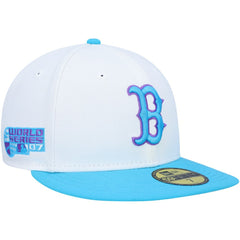 Boston Red Sox 2007 World Series Vice 59FIFTY Fitted Hat White