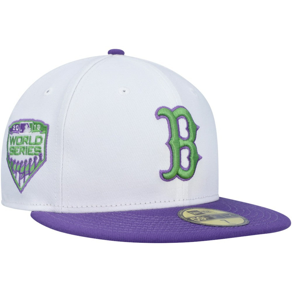 Boston Red Sox  Side Patch 59FIFTY Fitted Hat White